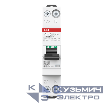 DS301C C10 AC30 Автоматический выключатель дифференциального тока ABB 2CSR255063R1104