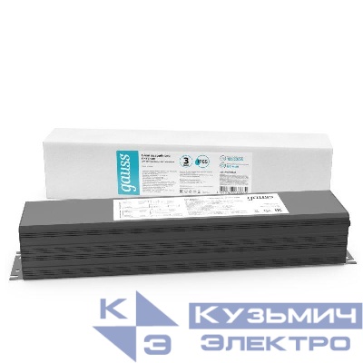 Блок аварийного питания IP65 418х87х68мм 220Вт на 1 час Universal GAUSS 997911020