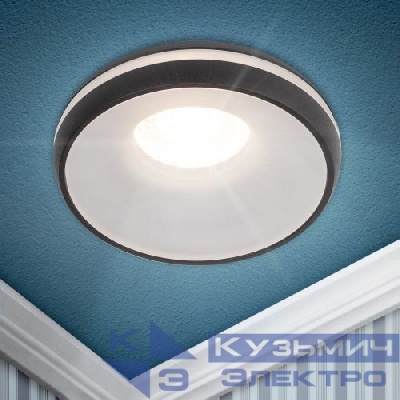 Светильник декоративный DK100 BK MR16 GU5.3 встраив. черн. ЭРА Б0055589