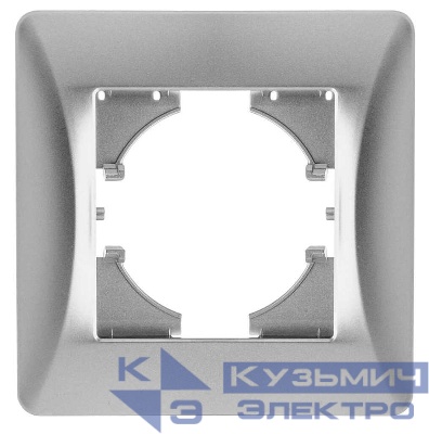 Рамка 1-м Ugra серебр. GUSI С1110-004