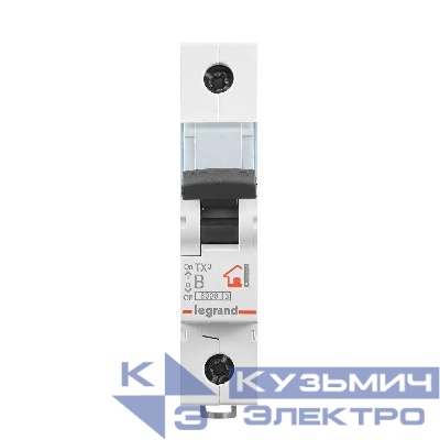 Выключатель автоматический модульный 1п B 40А 6кА TX3 6000 1мод. 230/400В Leg 403976