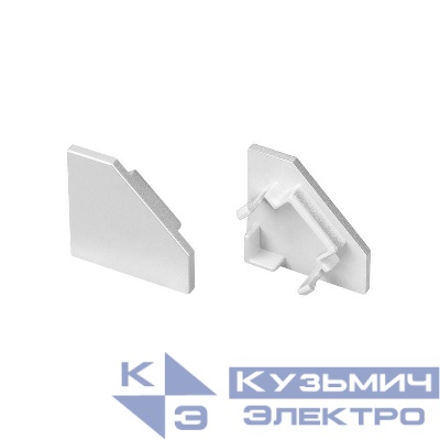 Заглушка SL-KANT-H18 FLAT глухая пластик (комплект) Arlight 049043