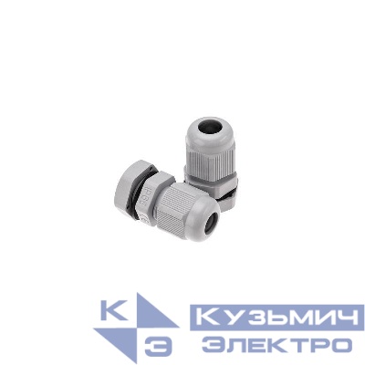 Ввод кабельный PG-7 (3.5-6мм) сер. Rexant 07-8007