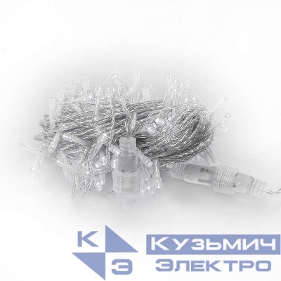 Гирлянда светодиодная LD120-W-E 120 с доп. подключ. до 20 доп. модулей 12м бел. SHLights 4607144111676