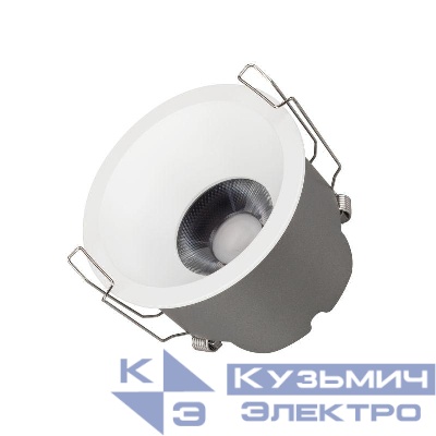 Светильник светодиодный MS-HARBOR-R82-10W Warm3000 WH 36deg 230В IP20 10Вт 3000К метал. Arlight 048265