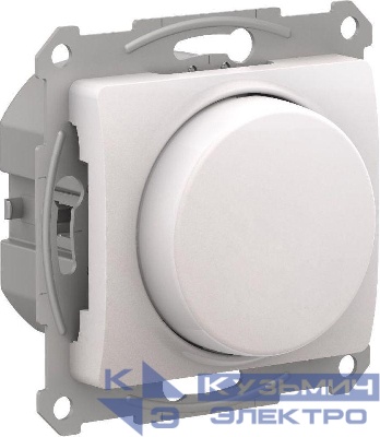 Светорегулятор поворотно-нажимной Glossa 400Вт механизм перламутр. SE GSL000623