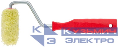 Валик "мини" 60мм d15/37мм ворс 11мм полиакрил. зел. КУРС 02707