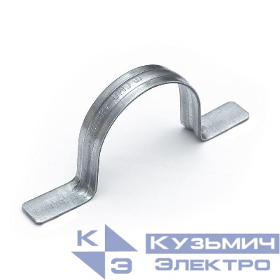 Скоба крепежная двухлапковая СМД d48-50мм для монтажн. пистолета без отверст. метал. (уп.50шт) Промрукав PR13.1996