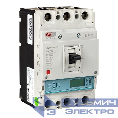 Выключатель автоматический 250А 100кА AV POWER-2/3 ETU6.0 AVERES EKF mccb-23-250H-6.0-av