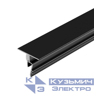 Профиль STRETCH-SHADOW-CEIL-2000 BLACK (A2-CONTOUR-PRO) L2000 алюм. Arlight 040703