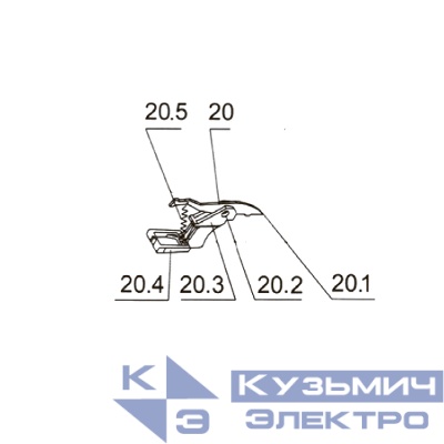 Запчасть №20.5 для PAG311BWT. Пружина