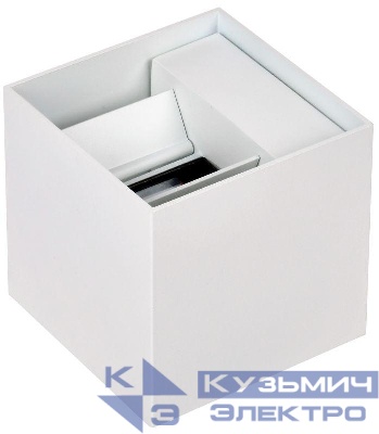 Светильник светодиодный 5111 6Вт 4000К IP65 уличный настенный бел. IEK LT-DBU0-5111-006-40-K01