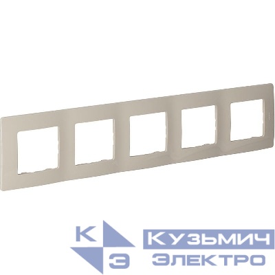 Рамка 5-м СП Etika IP20 сл. кость IEK 672515