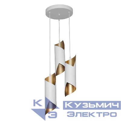 Светильник НСБ 01-3х60-138 "Маэстро" 231 E27 лофт-кантри бел./зол. (инд. упак.) Элетех 1005404231