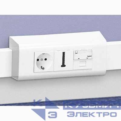 Суппорт 6мод. Mosaic для кабель-канала 60х20; 75х20 Leg 030560