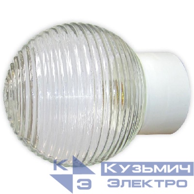 Светильник НББ 64-60-080 "Кольца" 150 корпус прямой бел. (груп. уп.) Элетех 1005100331