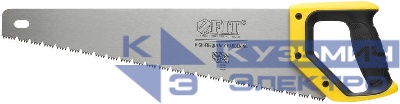 Ножовка по дереву переменный профиль каленый зуб по живой/влажной древесине профи 450мм FIT 40533