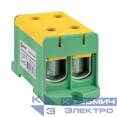 Клемма силовая вводная двойн. КСВ 35-150кв.мм желт./зел. PROxima EKF kvs2-35-150-y-green