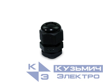 Ввод кабельный ВКД-ПР-М20-12-L9 IP68 черн. ГОФРОМАТИК zeta30929