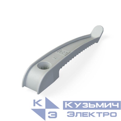 Держатель кабеля односторонний для прямого монтажа (уп.20шт) сер. Промрукав PR13.0380