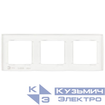 Рамка 3-м Эра12 12-5003-01М бел. матов. Эра Б0065738
