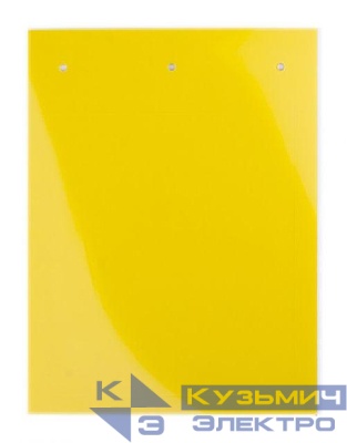 Табличка полужесткая для маркировки оболочек клейкое основание ПВХ желт. (уп.10шт) DKC TASE80100AY