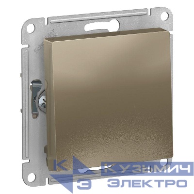 Переключатель перекрестный 1-кл. СП AtlasDesign 10А IP20 (сх. 7) 10AX механизм шампань SE ATN000571