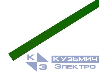 Трубка термоусадочная ТУТ нг 9.0/4.5 зел. 1м REXANT 20-9003