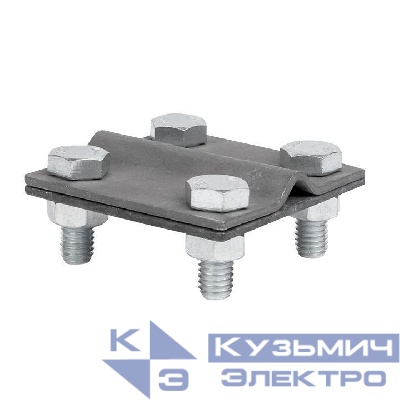 Зажим универсальный полоса 30 - прут 10 (пластина 57х57мм) HZ PROxima EKF lp-55911