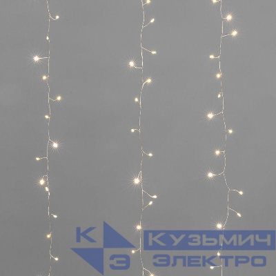 Гирлянда светодиодный занавес из росы "Фейерверк" 3х3м 900 LED IP20 230В тепл. бел. Neon-Night 315-866