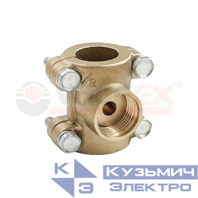 Обойма-тройник ремонтная ВР 1/2дюймх1/2дюймх1/2дюйм (50/10) К VALFEX VF.755.L.012.012.012