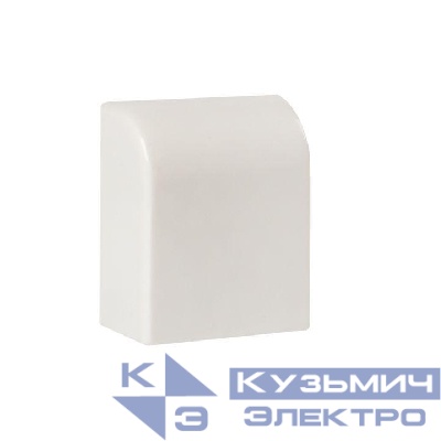 Заглушка 20х10 бел. Plast PROxima (уп.4шт) EKF ecw-20-10x4