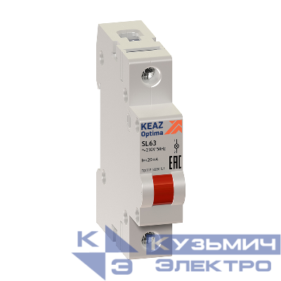 Лампа сигнальная OptiDin SL63 Y 48AC/DC УХЛ3 КЭАЗ 138612