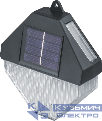 Светильник светодиодный 93 872 NSL-91 (на солнечной батарее с фотосенсором) 3200К IP44 накладной черн. ромб NAVIGATOR 93872