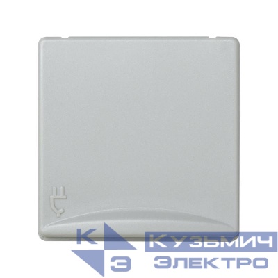 Розетка СП Simon 27 16А IP40 250В 2P+E с заземл. защ. шторки с откидн. крышкой винтов. клеммы широкий модуль механизм сер. Simon 27490-37