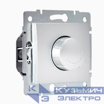 Механизм светорегулятора СП 1000Вт Karina матов. серебр. LEZARD 707-4388-157