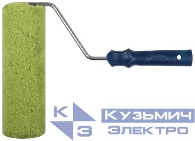 Валик "Профи" полиакриловый нитяной зел. бюгель 8мм d58/94мм ворс 18мм 230мм FIT 02188
