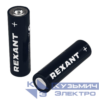 Элемент питания алкалиновый AA/LR6 1.5В (блист.4шт) Rexant 39-1027