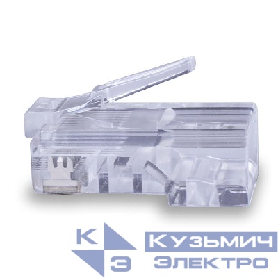 Коннектор 8P8C U/UTP кат.5E (RJ-45) (уп.25шт) SUPRLAN 10-0226