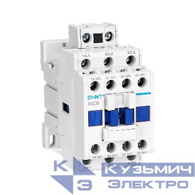 Контактор NC8-18/W 3п 18А кат. 100-250В AC/DC 1НО+1НЗ (R) CHINT 572287
