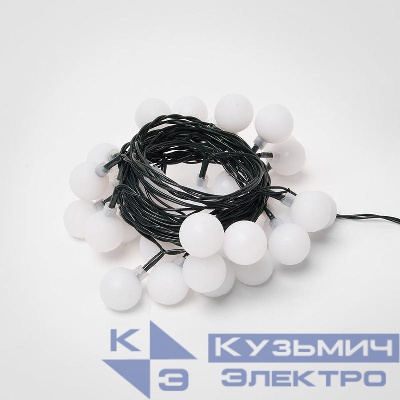 Гирлянда светодиодная ULD-S0500-030/DGA RGB IP20 RAINBOW-1 «Радуга-1» 5м RGB свет провод зел. Uniel UL-00005470