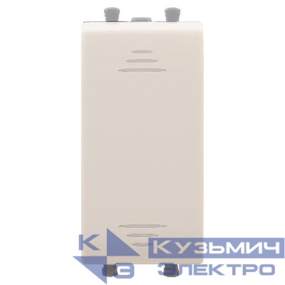 Переключатель модульный 1-кл. 1мод. Avanti "Ванильная дымка" 16А IP20 беж. DKC 4405111