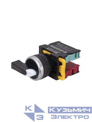 Переключатель ВК22-EDJ25 1НО+1НЗ на 2 положения с фиксацией I-II длинная рукоятка d22мм IP65 Электротехник ET521027