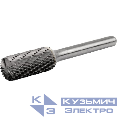 Diamond Industrial Борфреза твердосплавная тип B 14x25 мм, s=6 мм, цилиндрическая с торцевыми зубьями