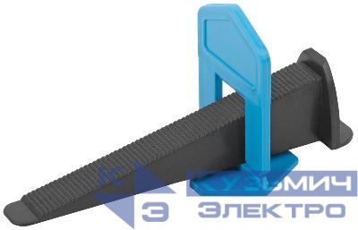 Система выравнивания плитки СВП зажимы "Ворота" и клинья ширина шва 2.0мм (уп.100шт) КУРС 16809