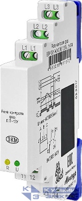 Реле контроля трехфазного напряжения ЕЛ-13У AC400В УХЛ4 Меандр A8302-19911373