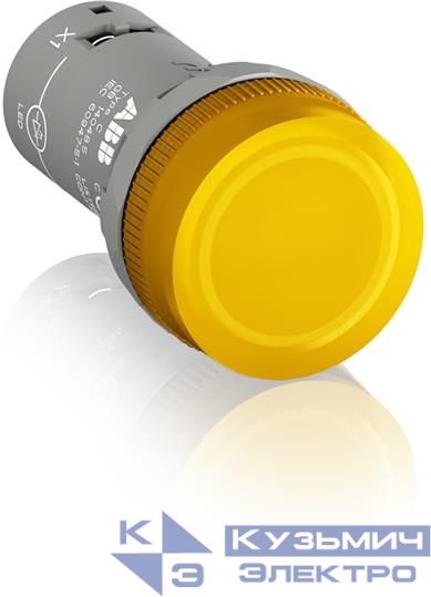 Лампа CL2-523Y со встроен. светодиодом 230В AC желт. ABB 1SFA619403R5233