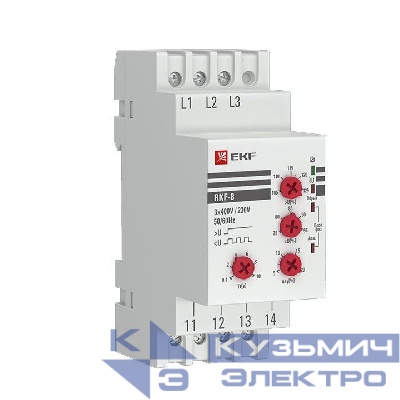 Реле контроля фаз РКФ-8 многофукц. EKF rkf-8