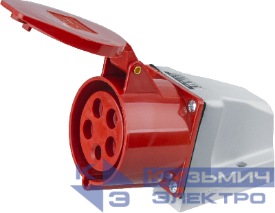 Розетка стационарная ОП 32А 3P+N+PE IP44 14 299 NCA-SR125-32-380 Navigator 14299