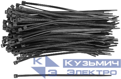 Хомут для проводов 120х2.5мм нейлон. черн. (уп.100шт) FIT 60389